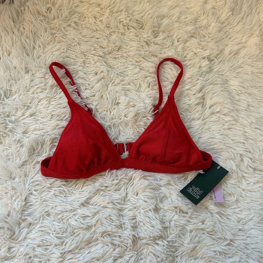 Wild Fable Red Bikini Top